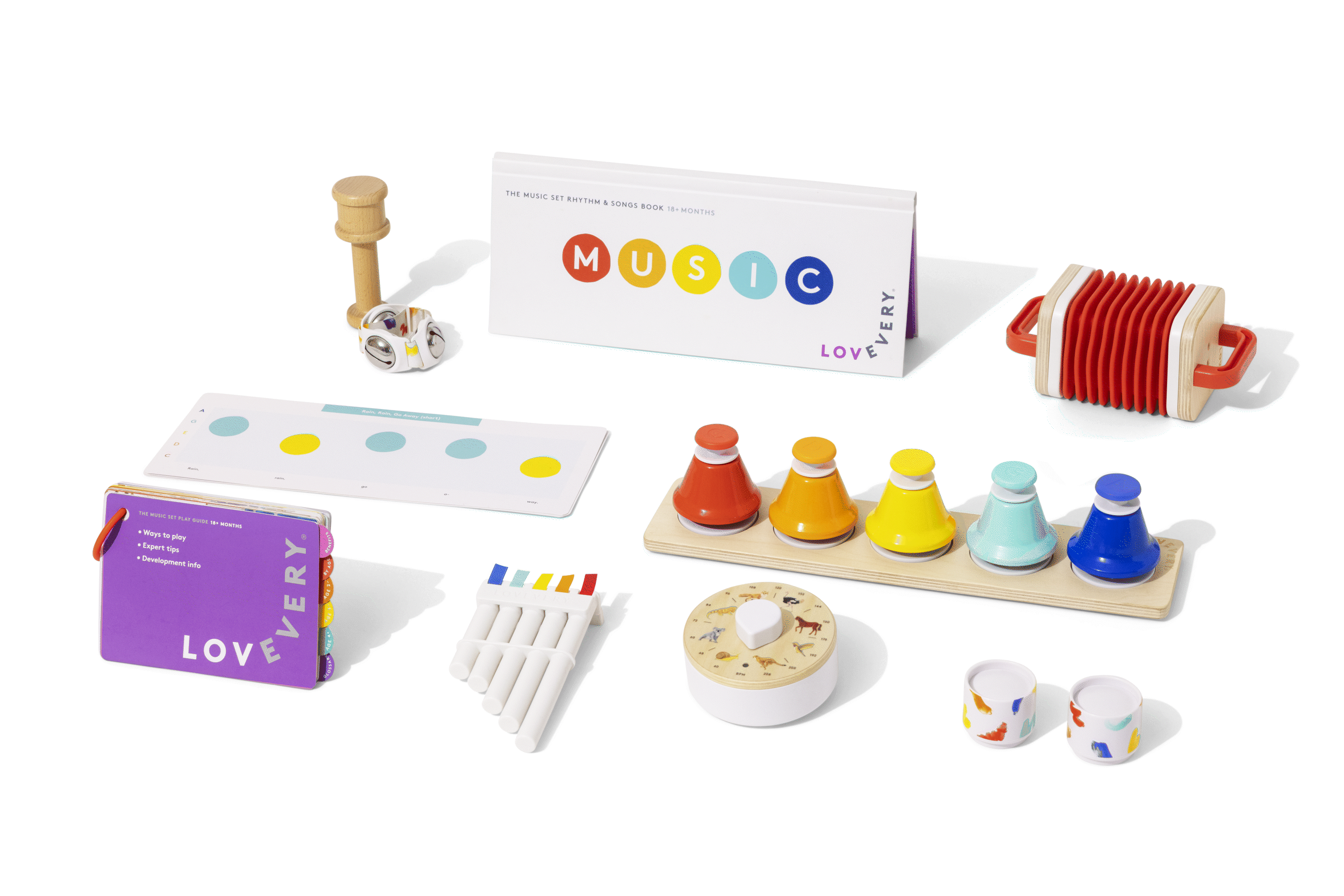 Lovevery Musikset Instrumente Kinder Holz