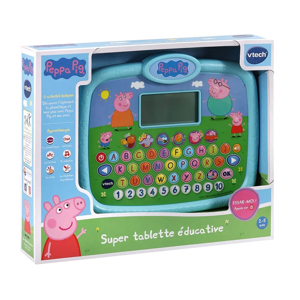 VTech Peppa Pig Super Lerntablett Tablet französisch 2-5 Jahre