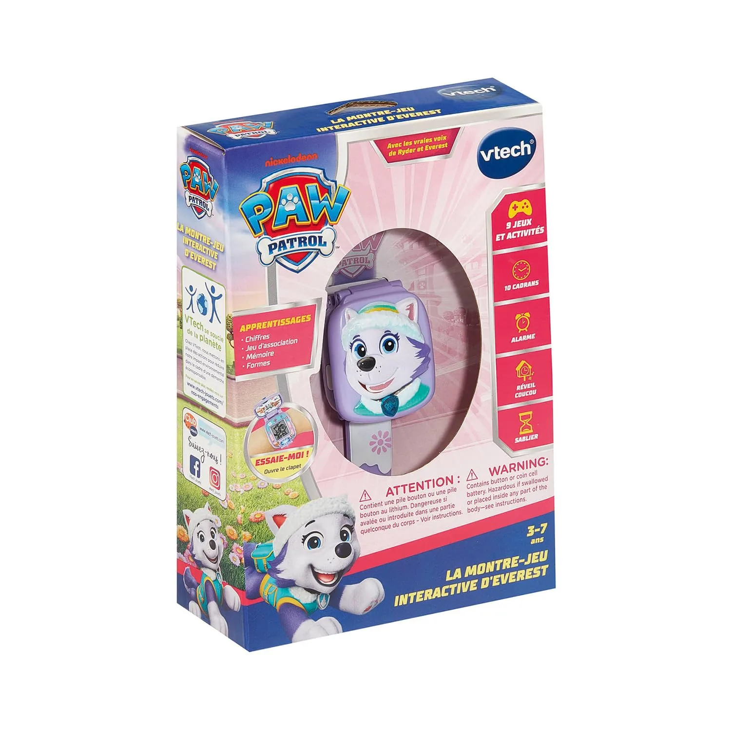 VTech Paw Patrol Everest Spieluhr interaktiv französisch