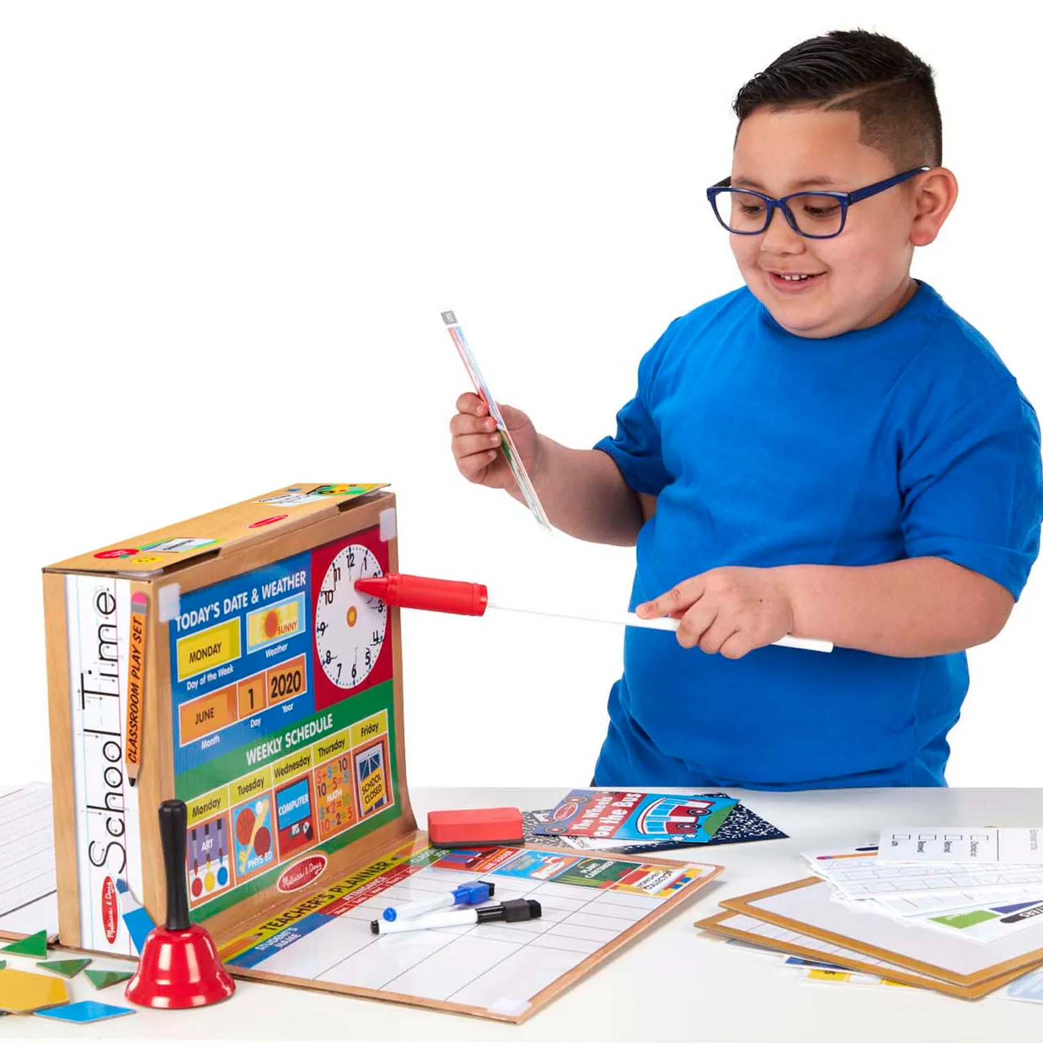 Melissa & Doug School Time Klassenzimmer Spielset Schule ab 3 J.