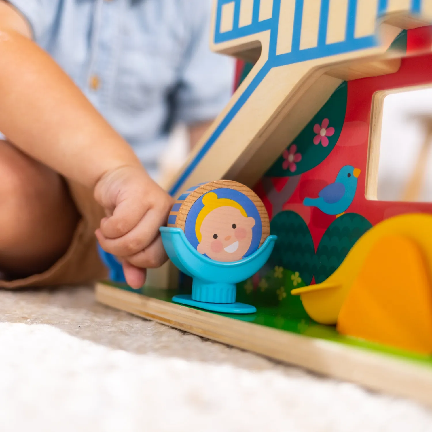 Melissa & Doug GO Tots Schulhof Holzspielzeug ab 12 Monate