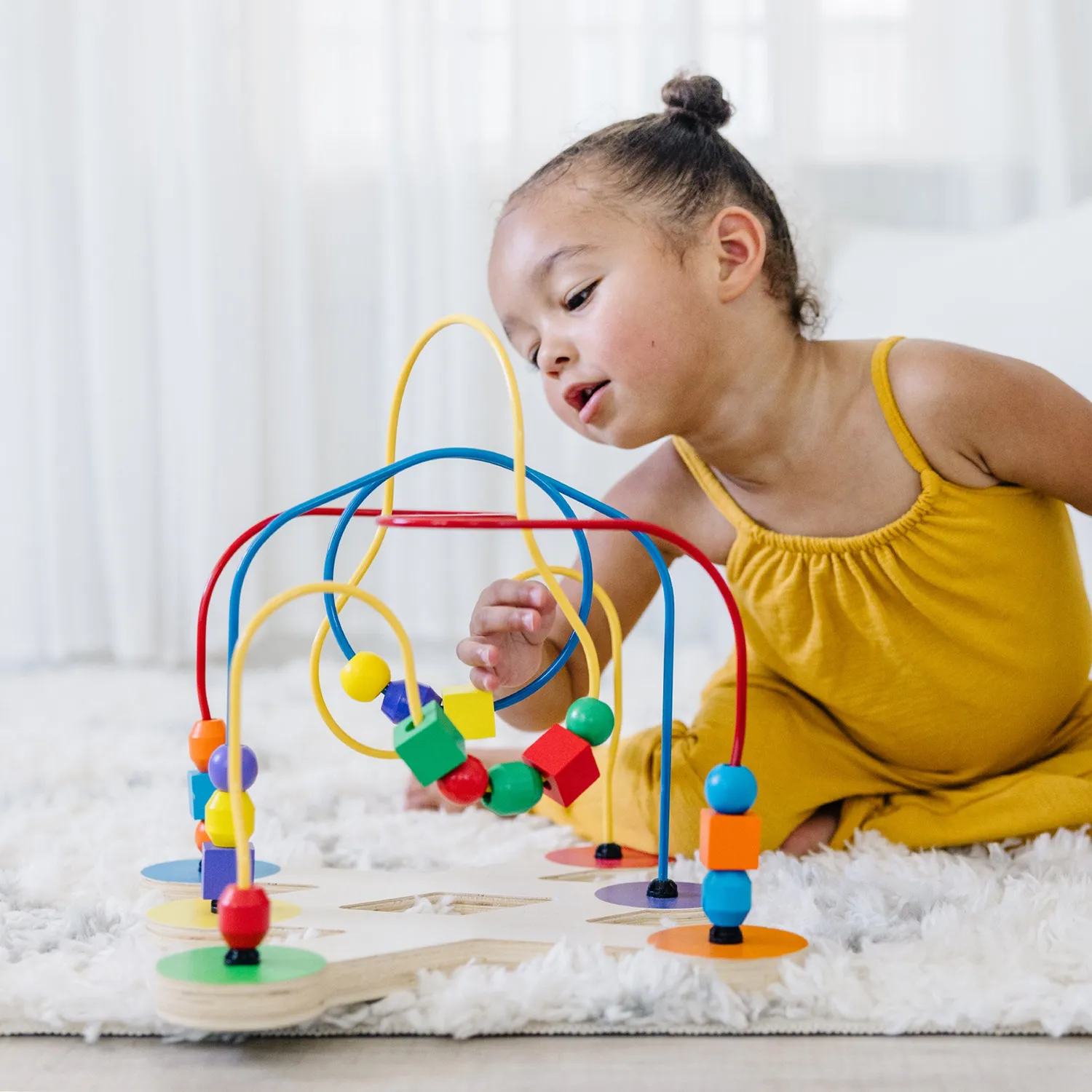 Melissa & Doug Wooden Bead Maze Motorikschleife Holz