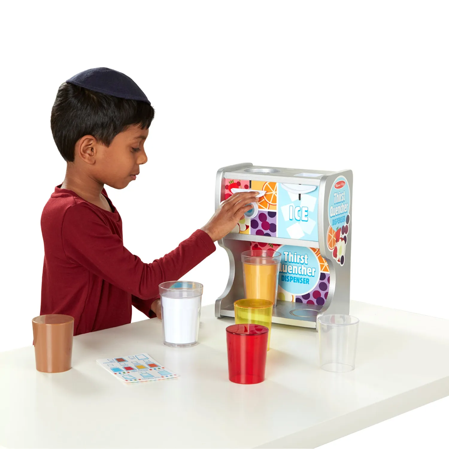 Melissa & Doug Thirst Quencher Getränkespender Holz