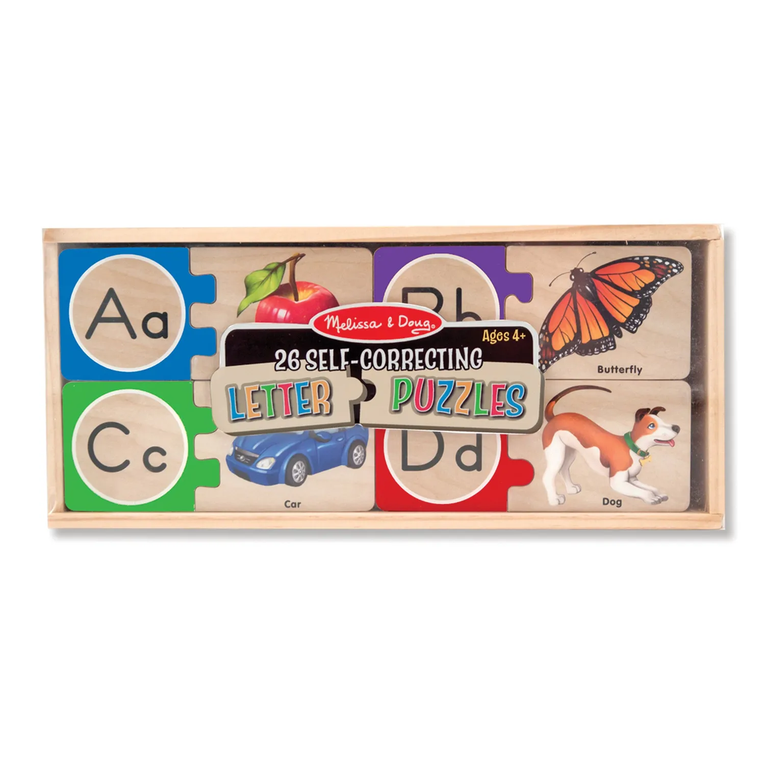 Melissa & Doug Self-Correcting Letter Puzzles Buchstaben