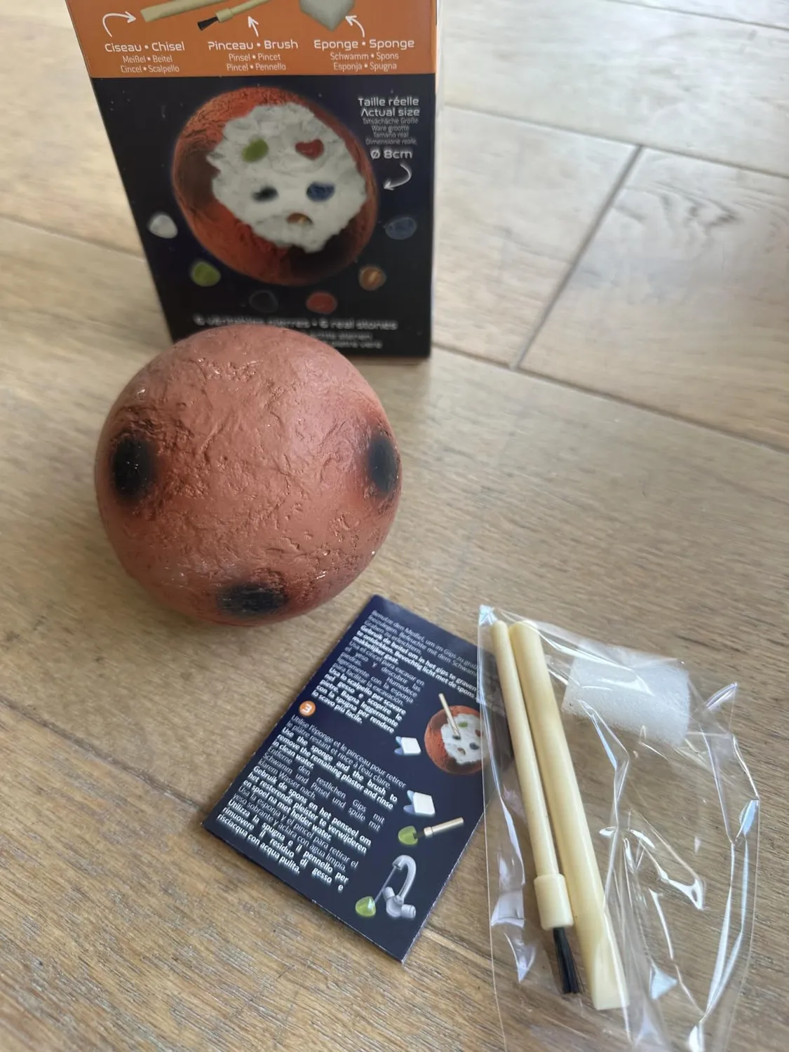 Buki France Dig a Planet Mars 448 Ausgrabungsset 6 Steine