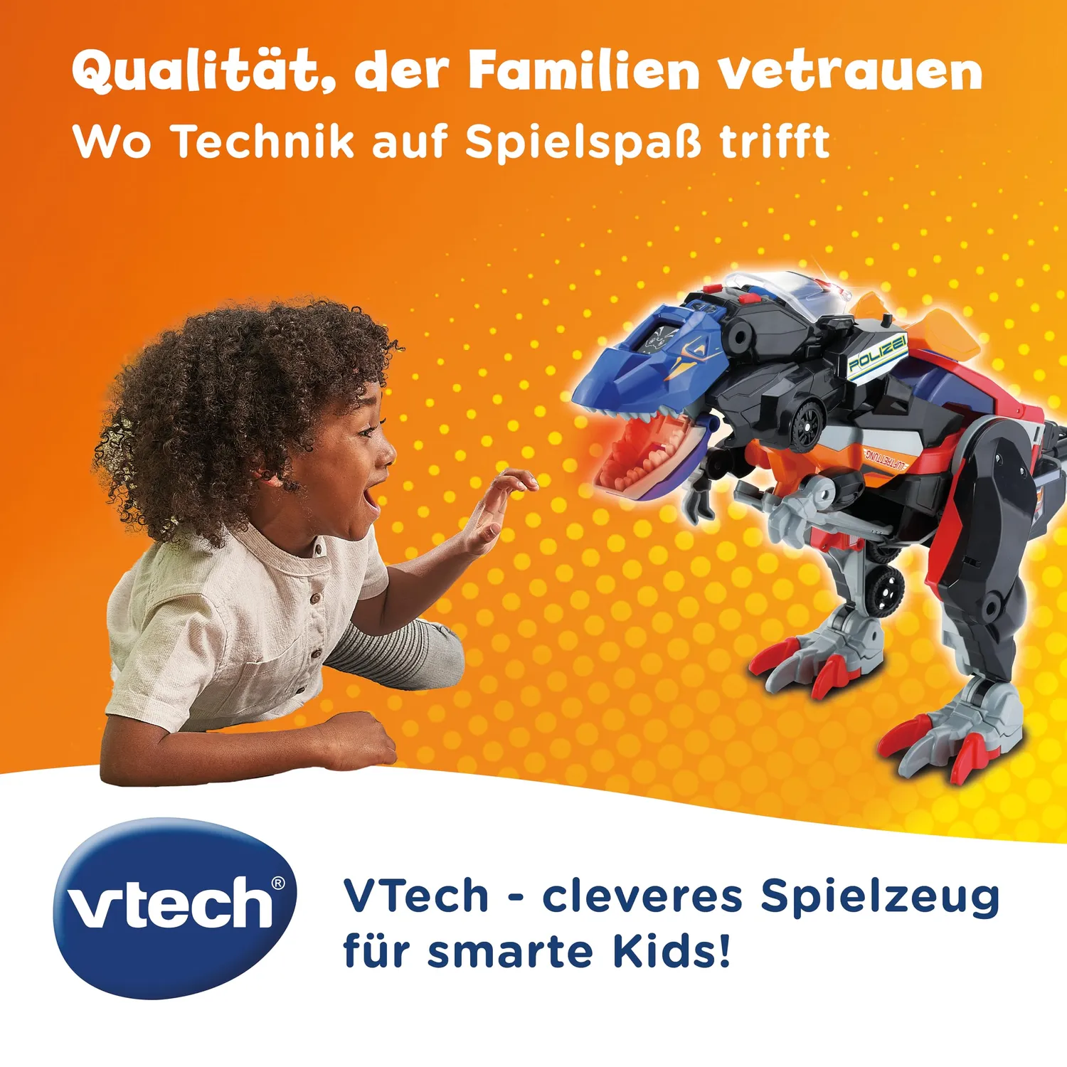 VTech Switch and Go Dinos 80-549504 Super-T-Rex 3-in-1