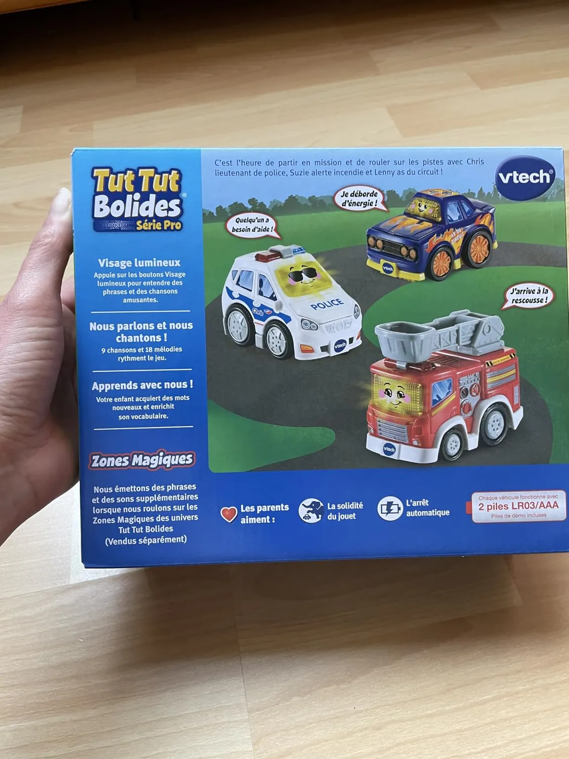 VTech Tut Tut Flitzer 3er Set Polizei Feuerwehr Rennen