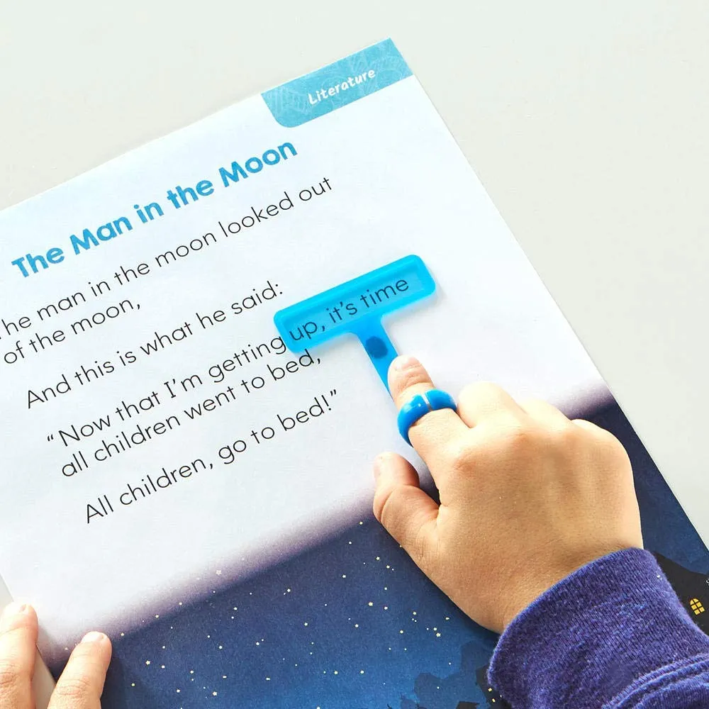 Learning Resources FingerFocus Highlighter Lesehilfe Gruppensatz
