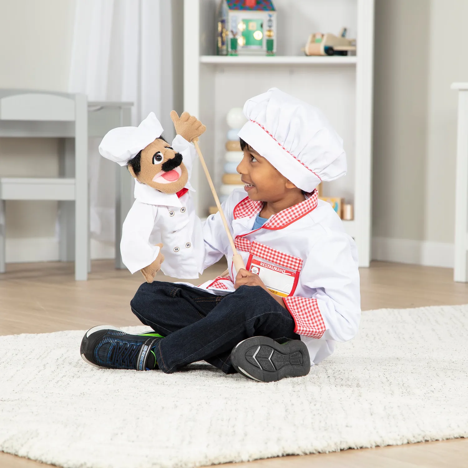 Melissa & Doug Al Dente Koch Handpuppe Plüsch 38 cm