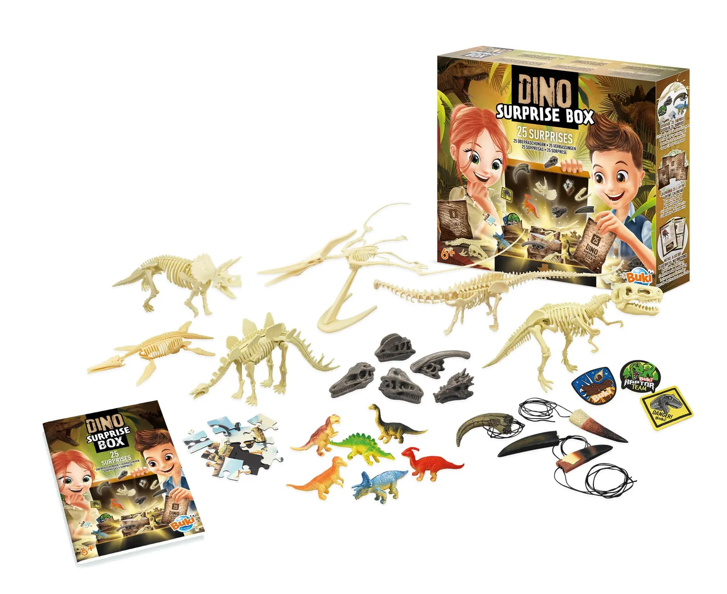 Buki France 2135 Dino Surprise Box 25 Türchen Kalender