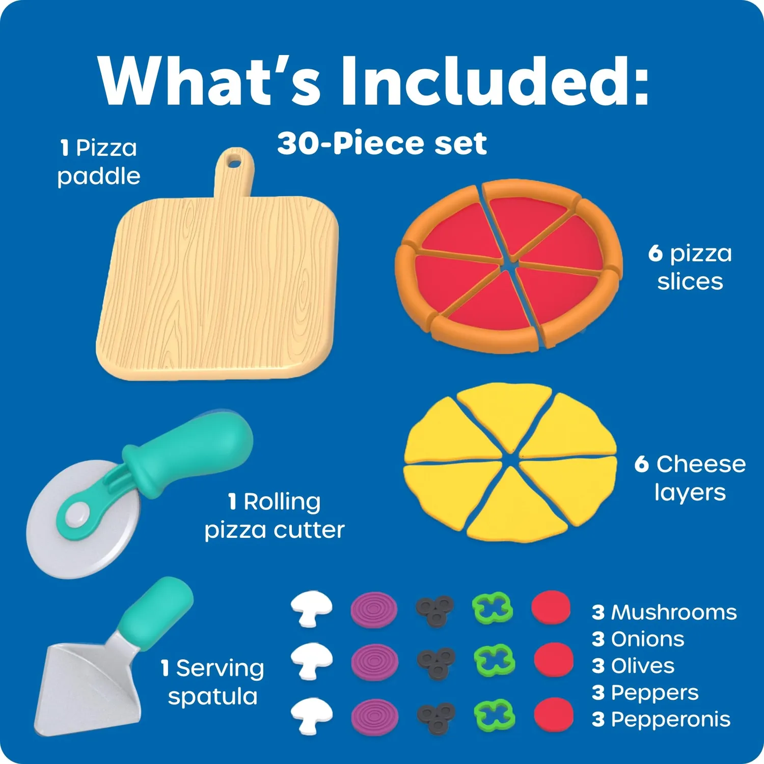 Learning Resources New Sprouts Pizzaabend Spielset 32-teilig Rollenspiel