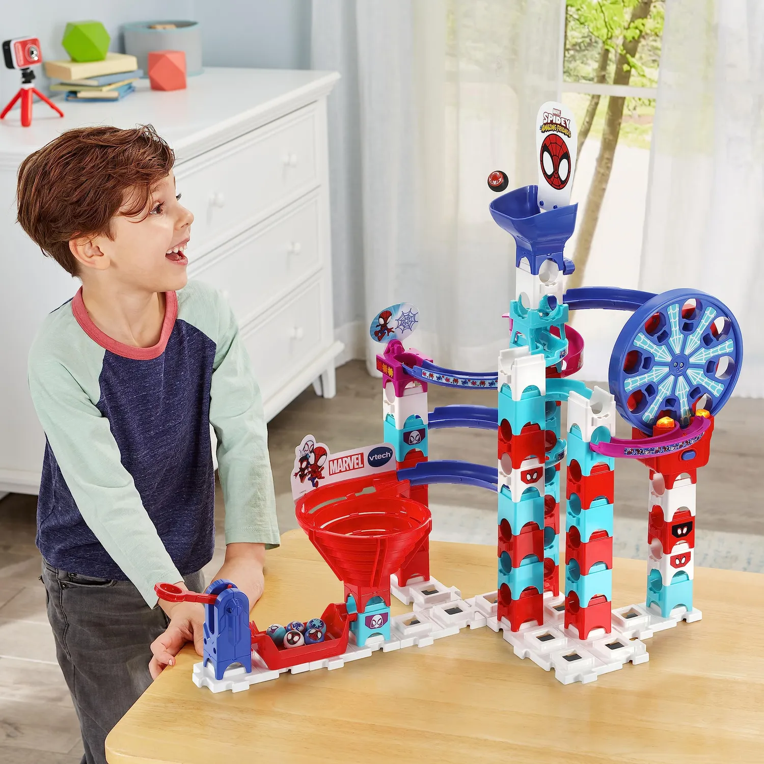VTech Marble Rush Spidey Super Spin Challenge SP300 Murmelbahn
