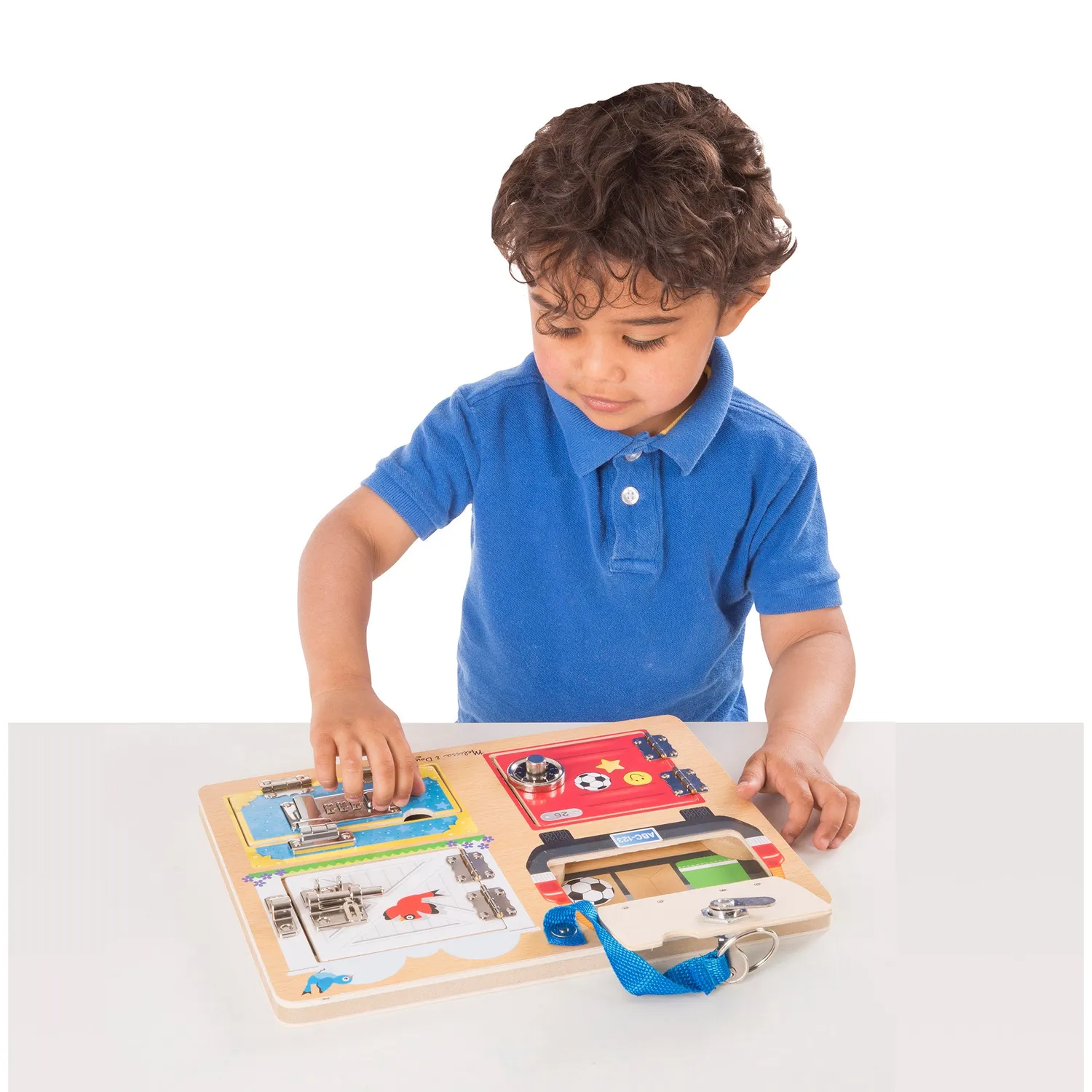 Melissa & Doug Locks & Latches Board Lernbrett Holz Schlösser
