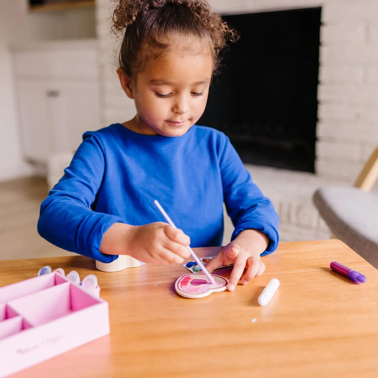Melissa and Doug Decorate-Your-Own Wooden Heart Box Bastelset Holz