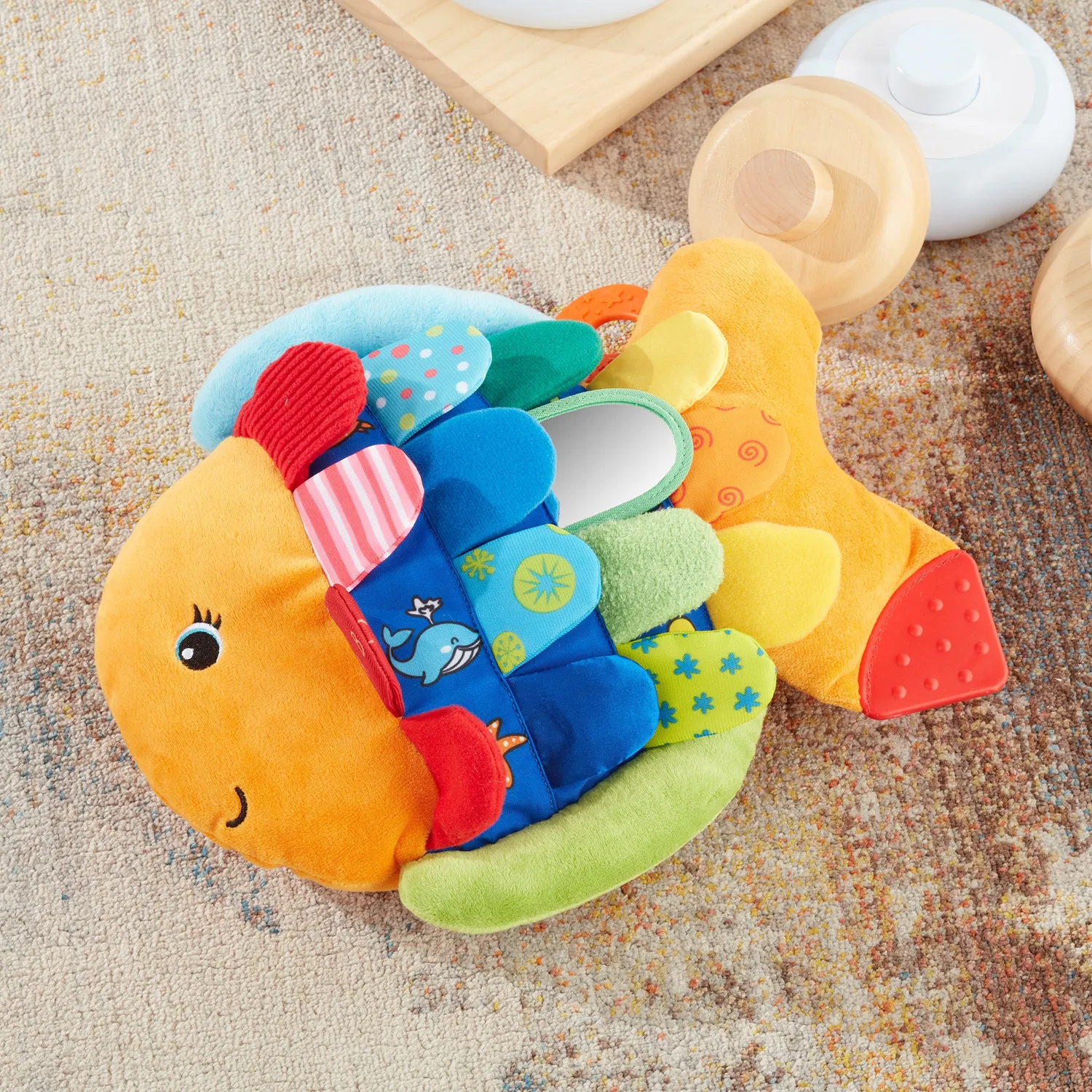 Melissa & Doug K's Kids Flip Fish Baby-Spielzeug Stoff ab Geburt