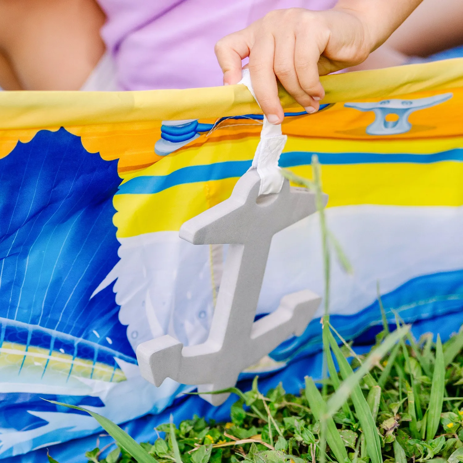 Melissa & Doug Let's Explore Sailboat Spielzelt 90x90cm