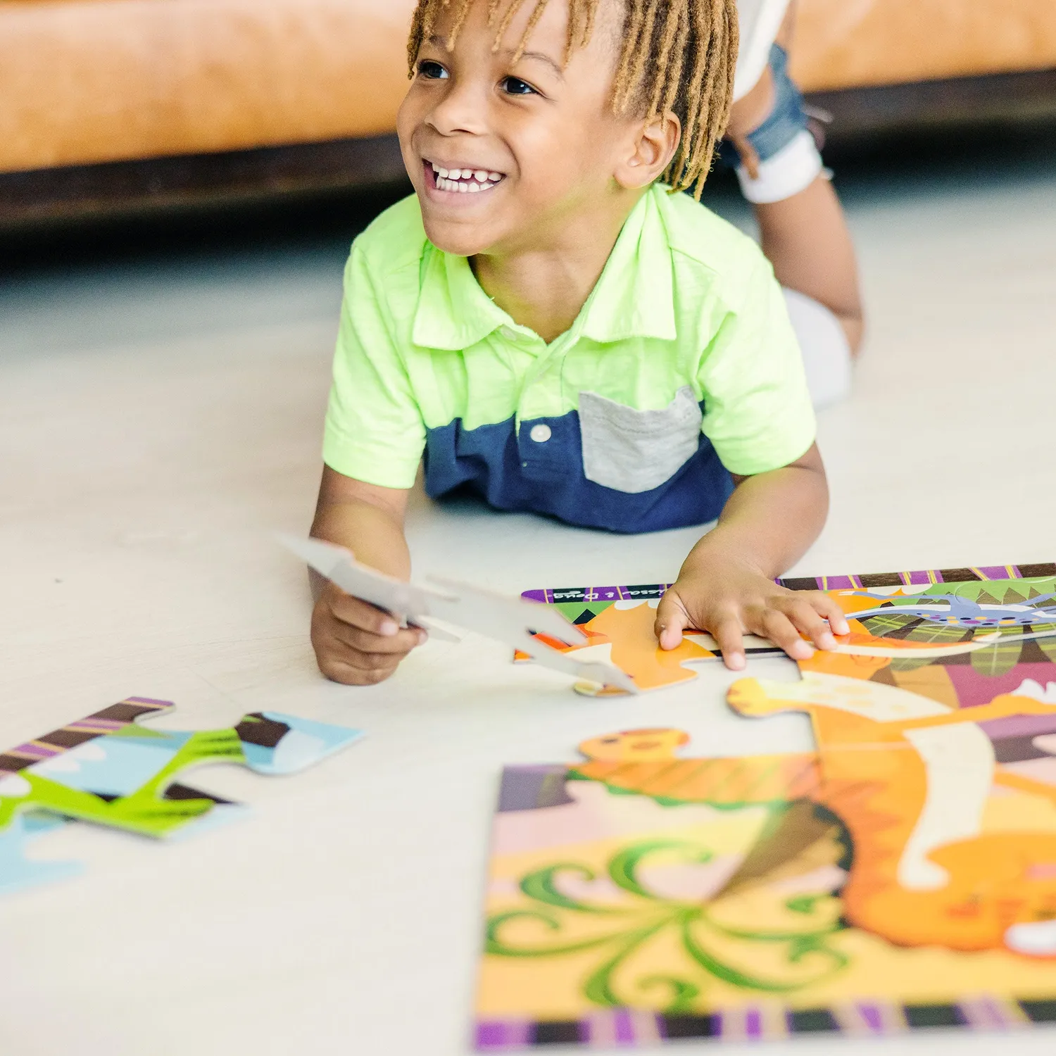 Melissa & Doug Dinosaur Dawn Bodenpuzzle 24 Teile ab 3 Jahre