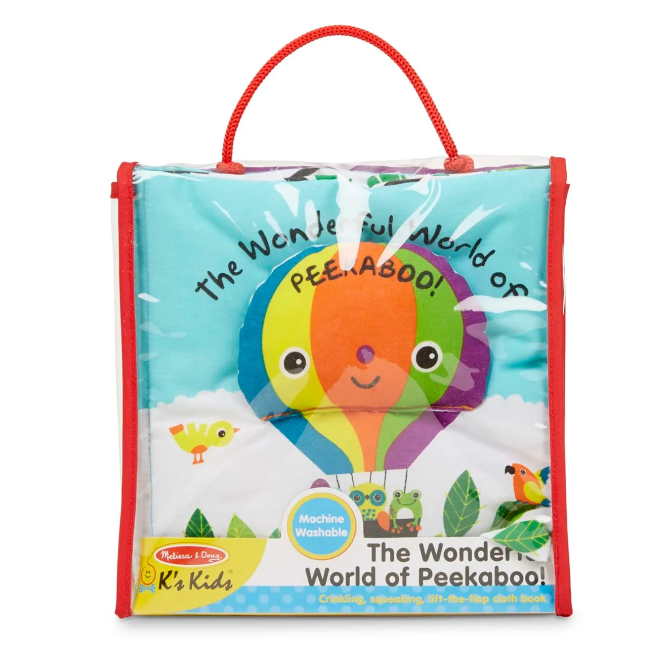 Melissa & Doug K's Kids Soft Activity Stoffbuch Peekaboo Dschungel