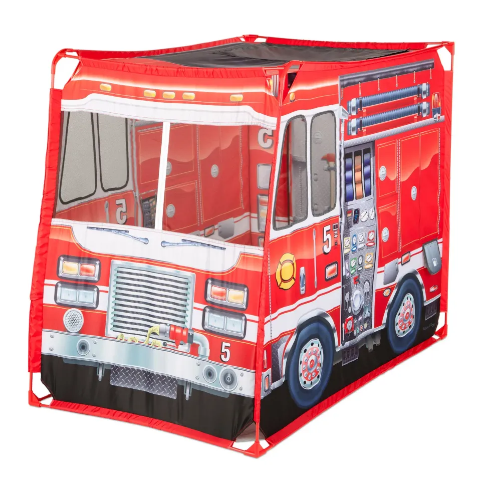 Melissa & Doug Fire Truck Spielzelt Feuerwehr Stoff groß