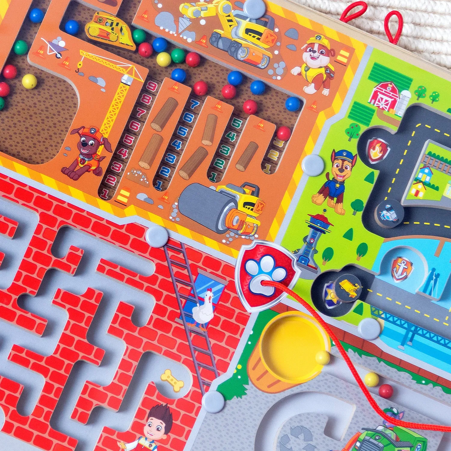 Melissa & Doug PAW Patrol Magnet Labyrinth Holz 4in1