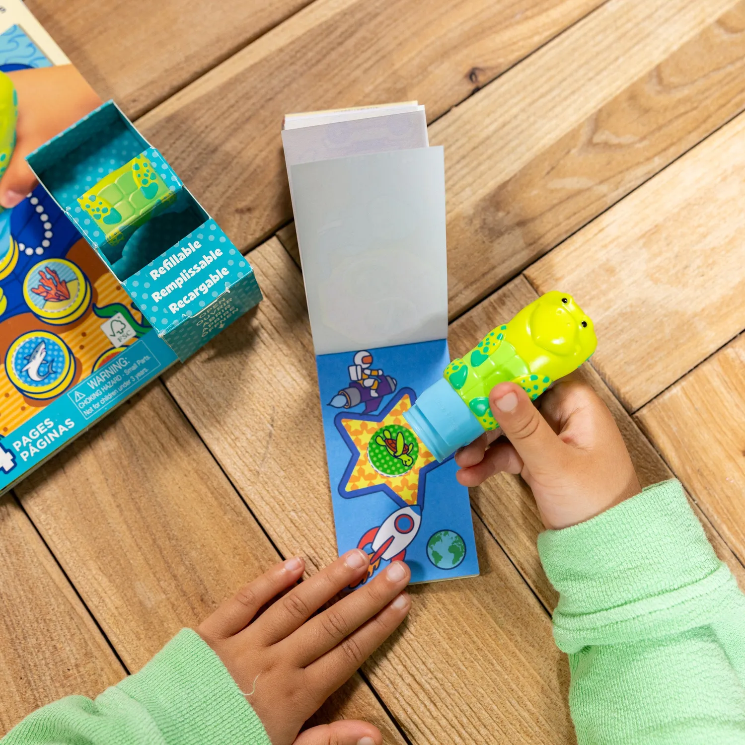 Melissa & Doug Sticker WOW Schildkröte Sticker-Set 500 Sticker ab 3 J.