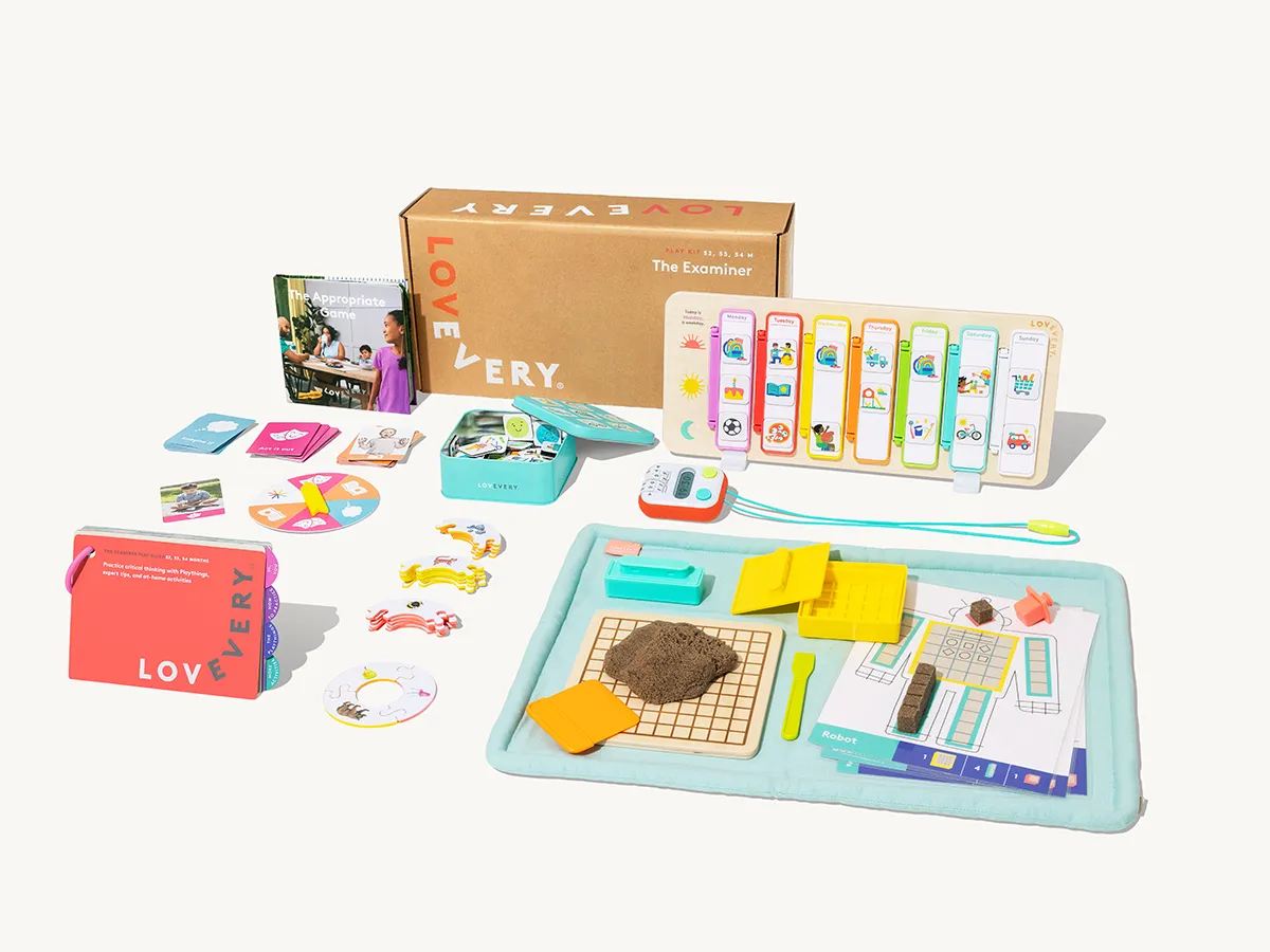 Lovevery The Examiner Play Kit Spielset ab 4 Jahren Logik