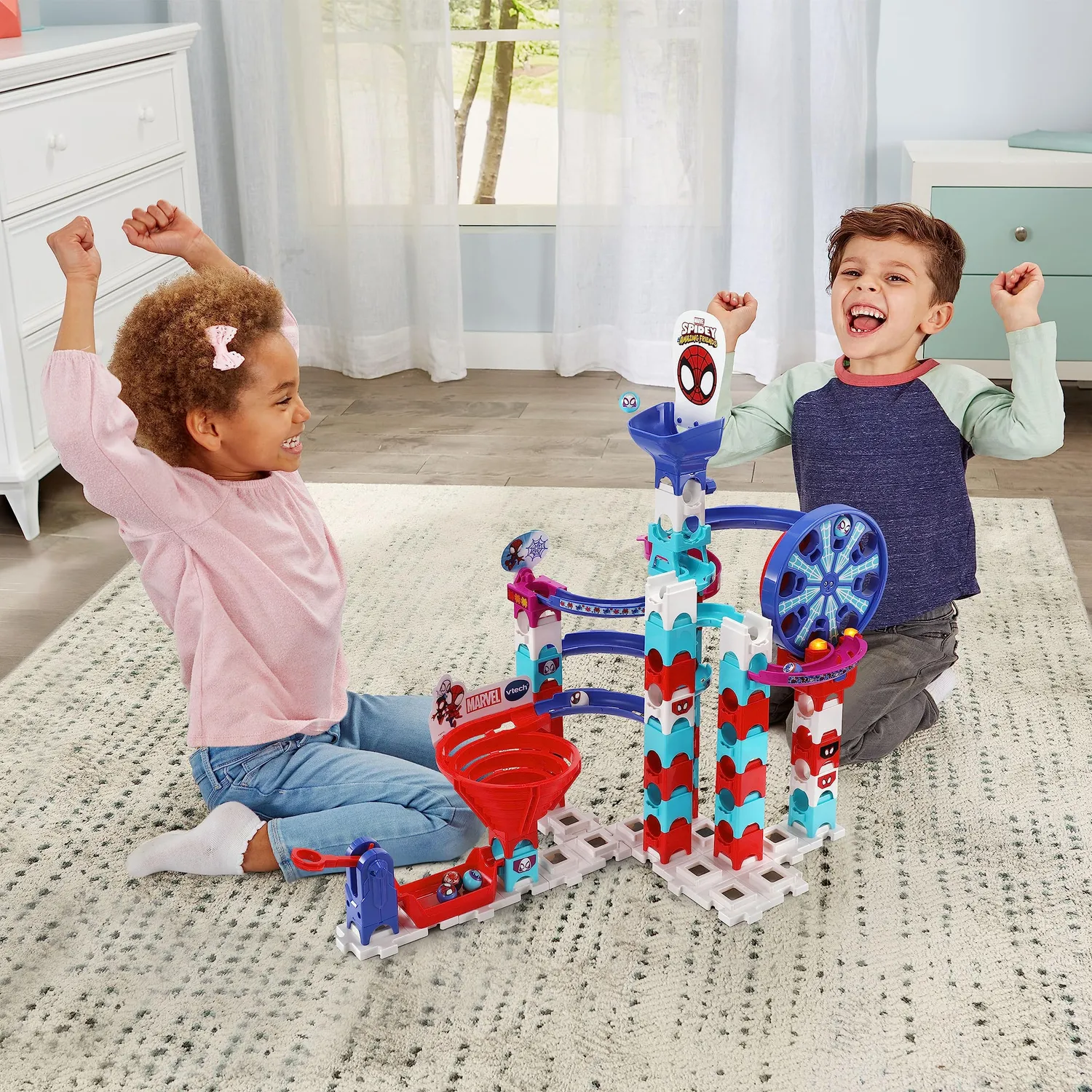 VTech Marble Rush Spidey Super Spin Challenge SP300 Murmelbahn