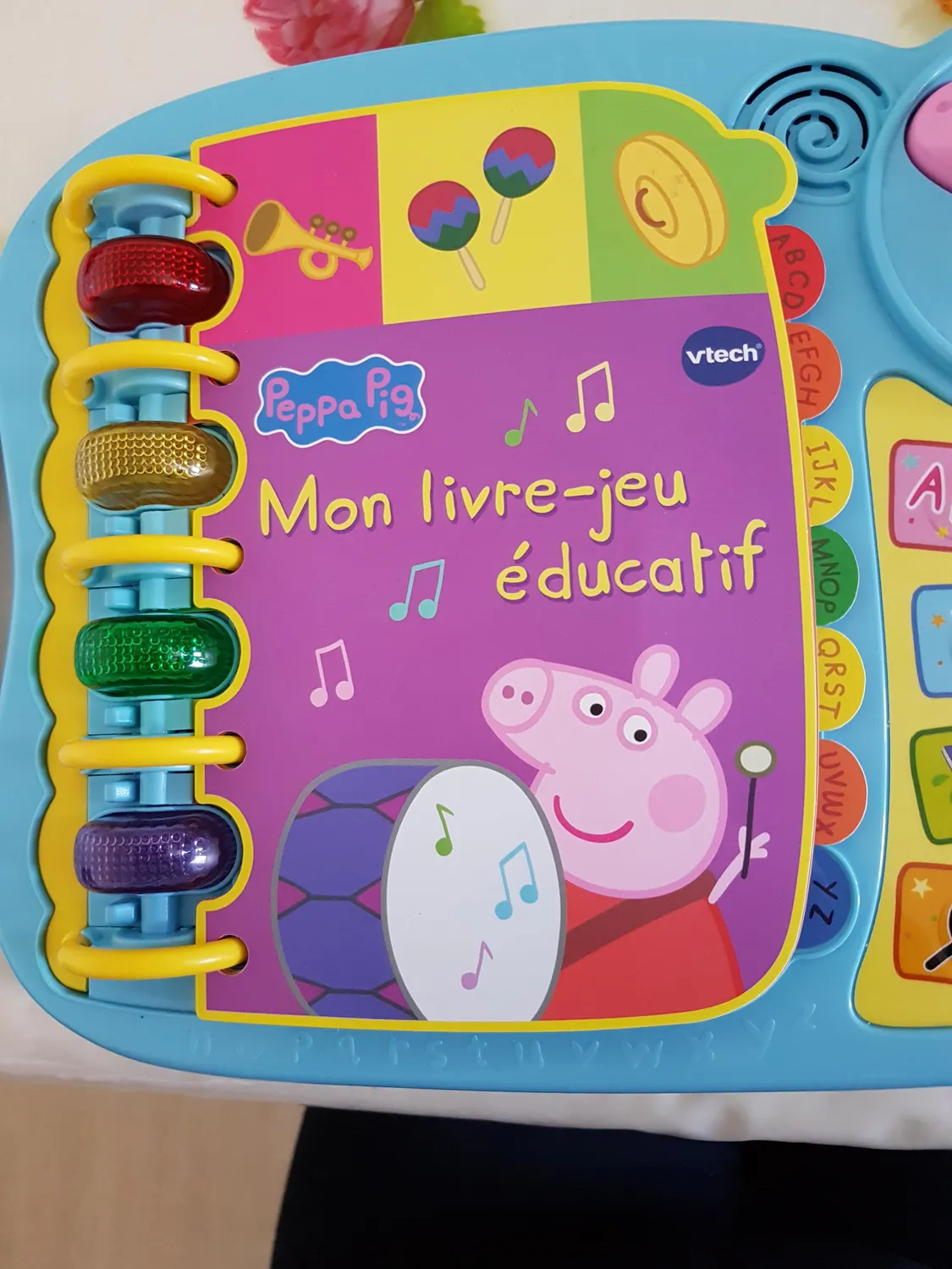 VTech Peppa Pig Lernbuch Kinderbuch französisch mehrfarbig
