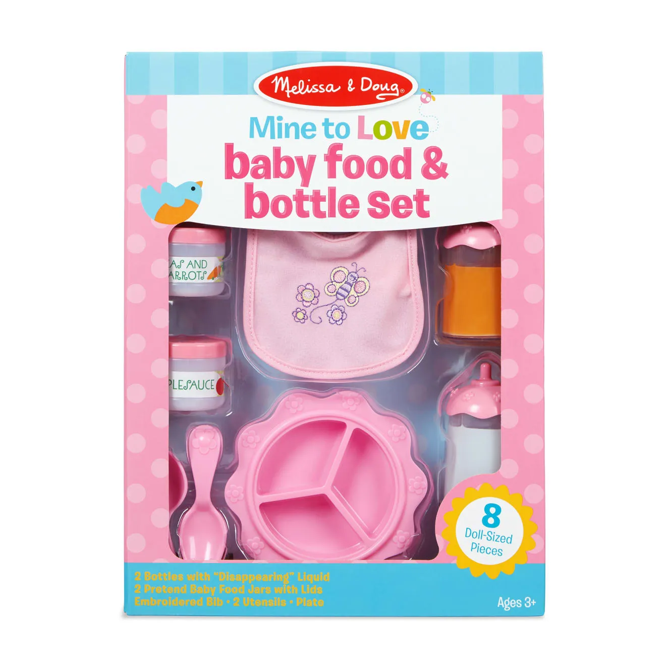 Melissa & Doug Mine to Love Baby Food Puppenzubehör 8-teilig