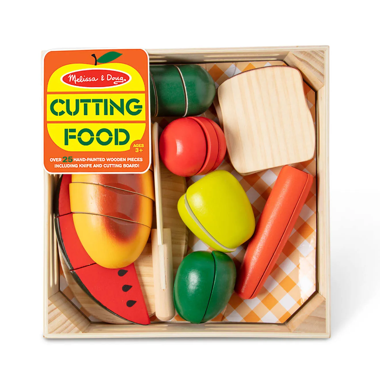 Melissa & Doug Cutting Food Schneideessen Holz 8-teilig