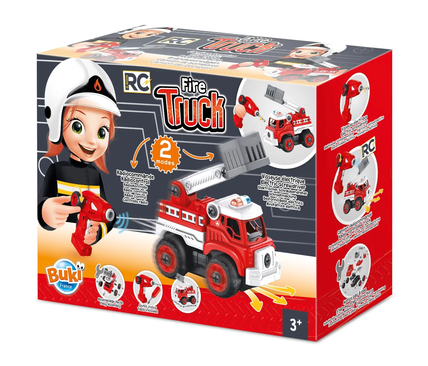 Buki France 9020 Baustellenlaster RC Laster Schrauben 2 Modelle