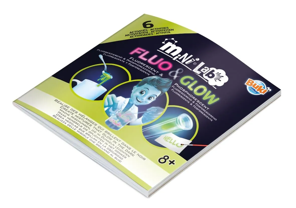 Buki Mini Lab Fosfor & Fluo 3011 Experimentierkasten leuchtend