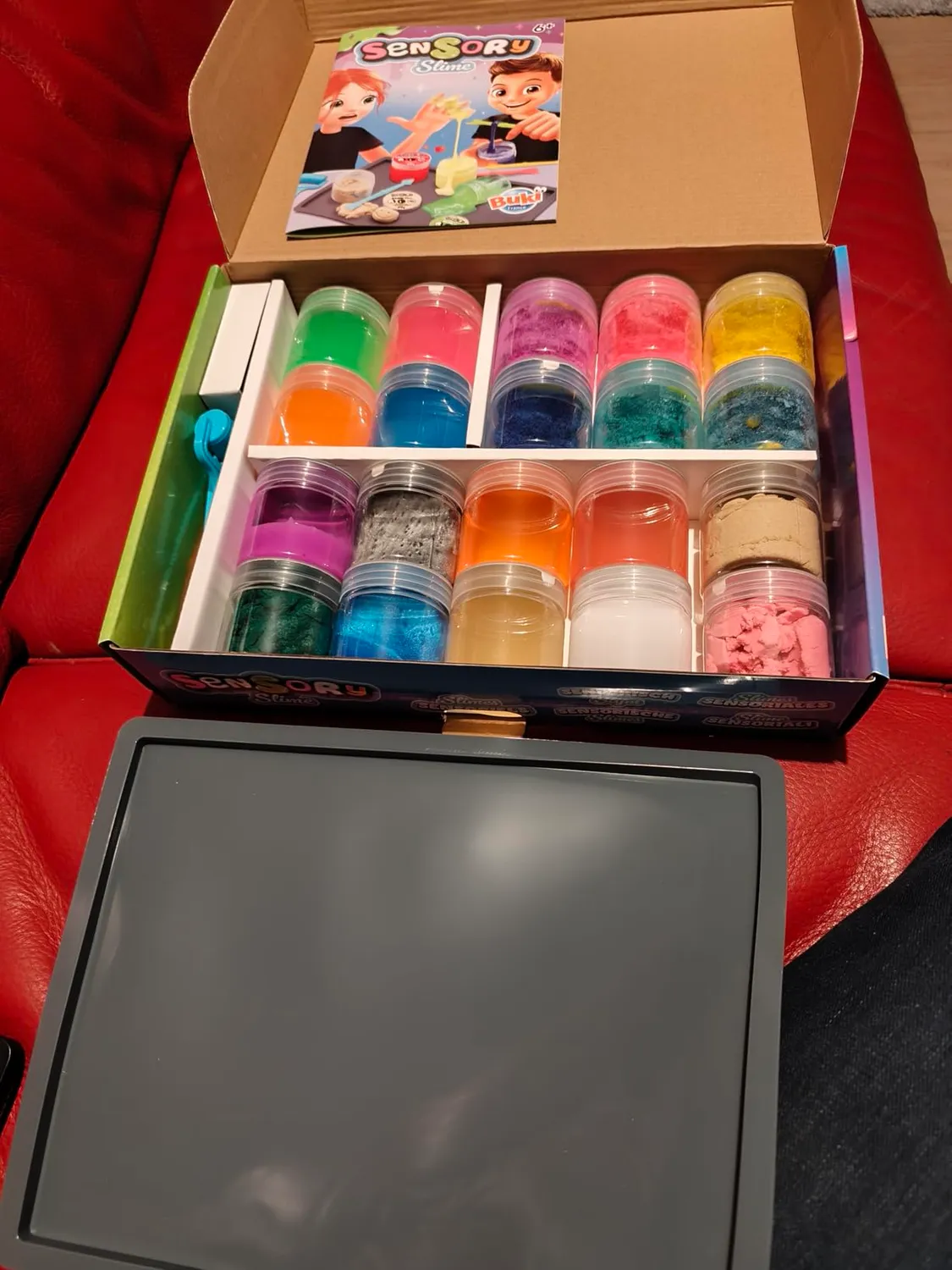 Buki France 2169B Sensory Slime Set 20 Töpfe Texturen