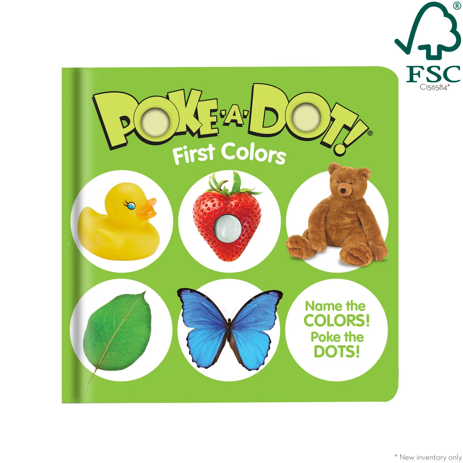 Melissa & Doug Poke-a-Dot First Colors Pappbuch Erste Farben