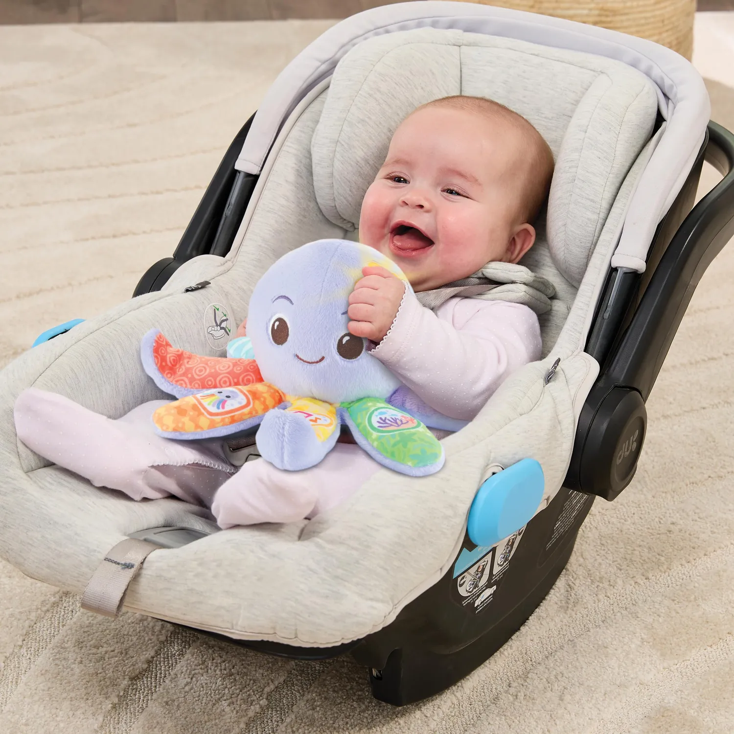 VTech Baby Plüsch-Oktopus Kuscheltier mit Musik 3-36 Monate