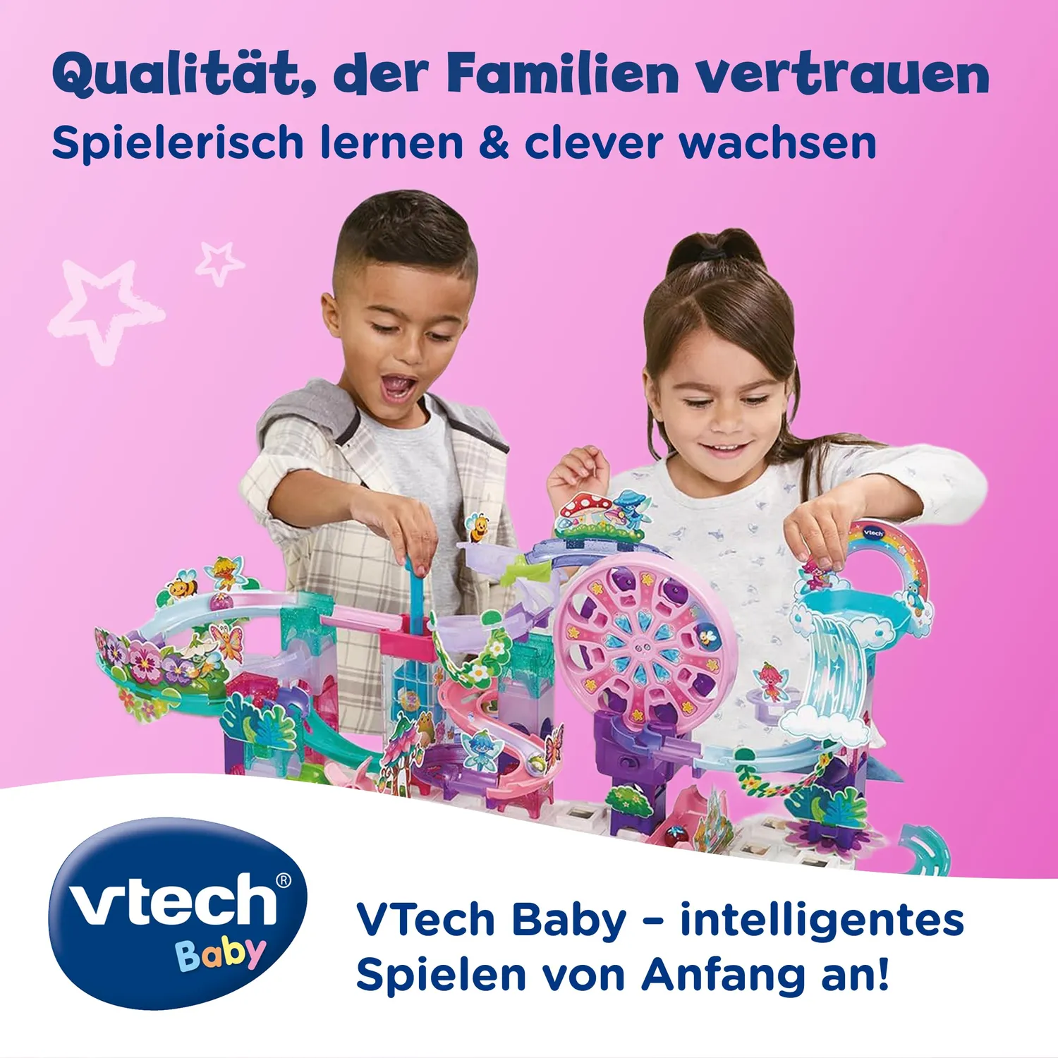 VTech Marble Rush Fairy Garden M500 Kugelbahn Set 78-teilig
