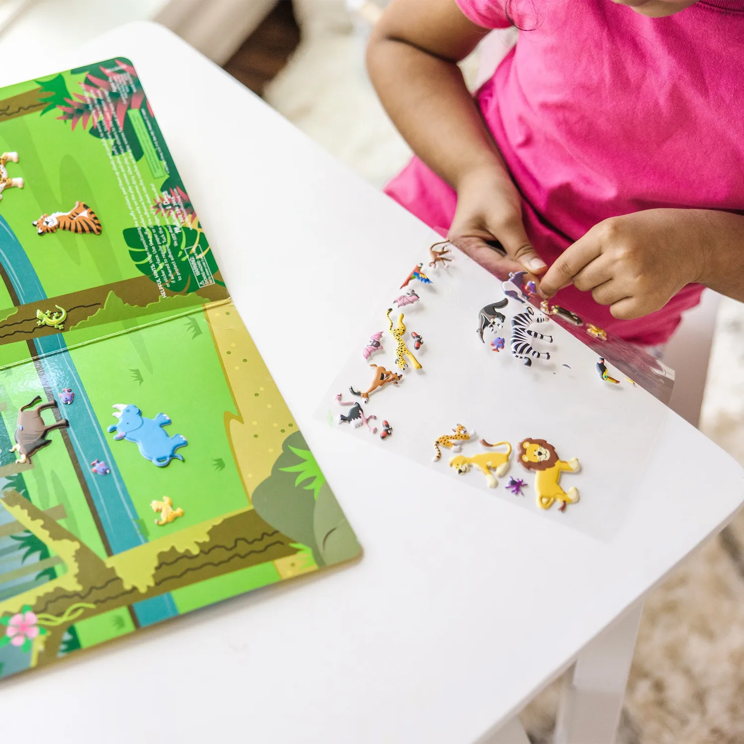 Melissa & Doug Puffy Sticker Safari Stickerbuch