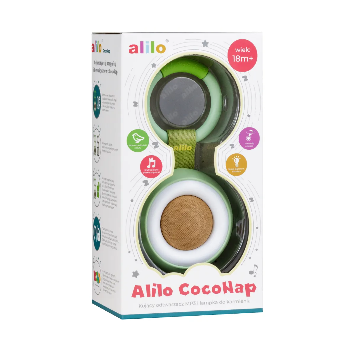 Alilo CocoNap W1 Einschlafhilfe Nachtlicht 40 Töne