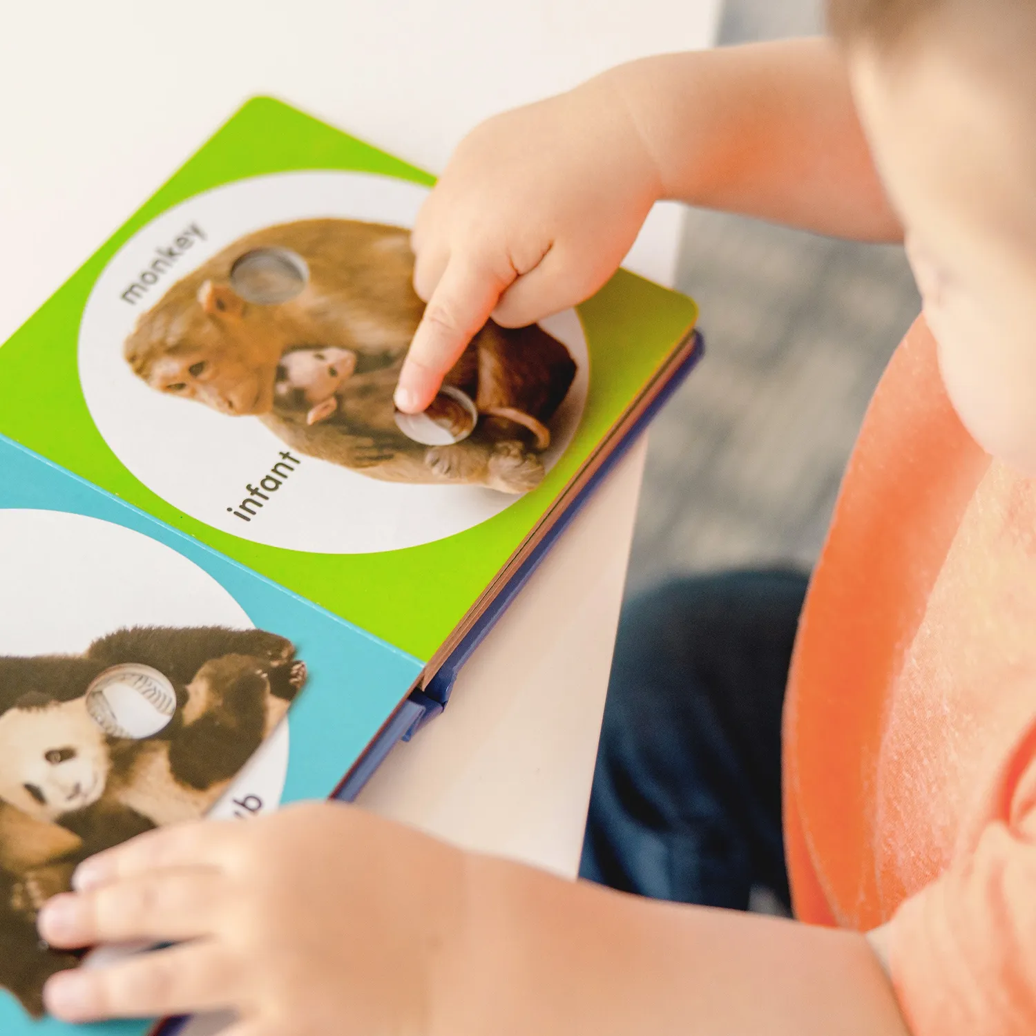Melissa & Doug Poke-a-Dot Wild Animal Families Pappbilderbuch Tiere
