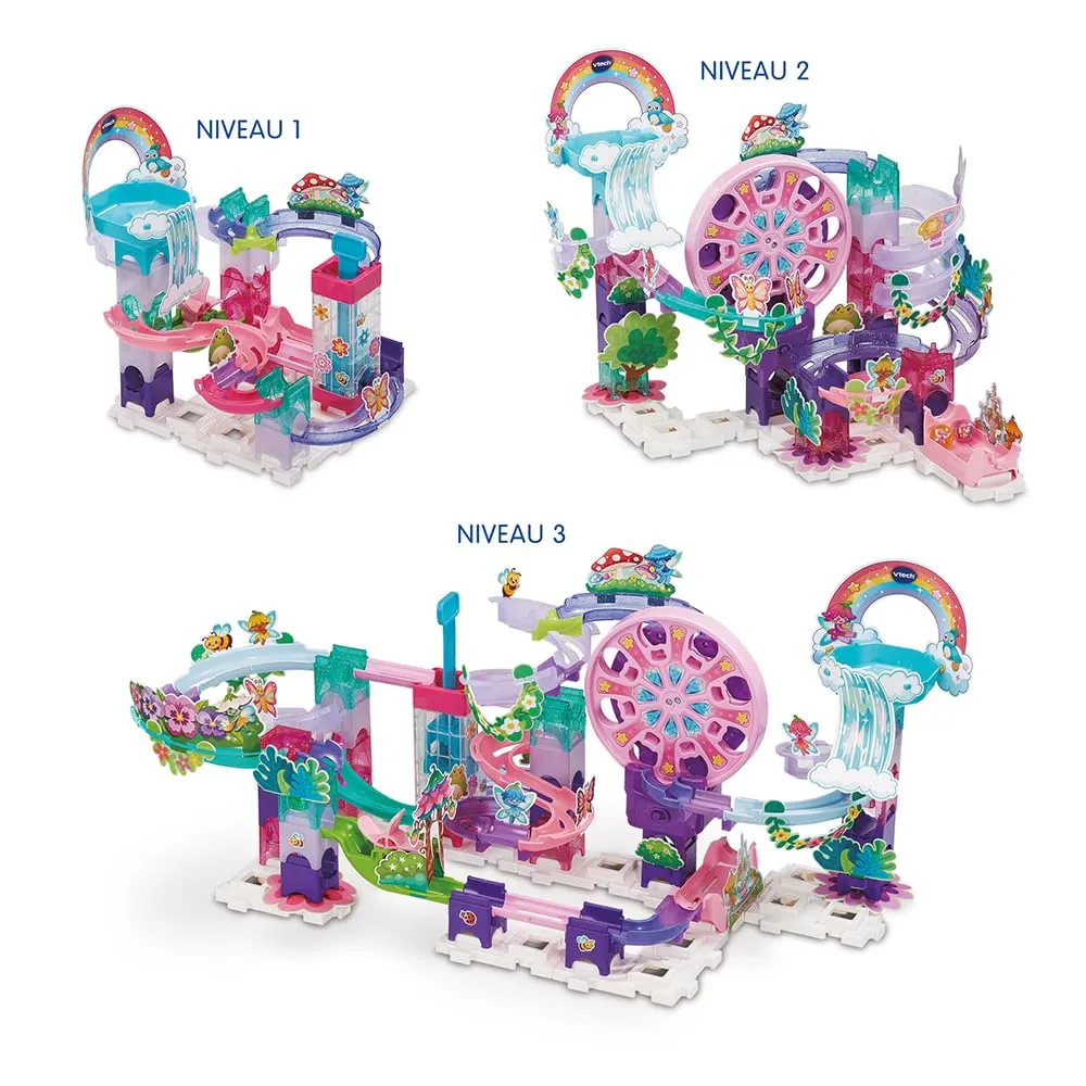 VTech Marble Rush Fairy Garden M500E Kugelbahn 90 Teile