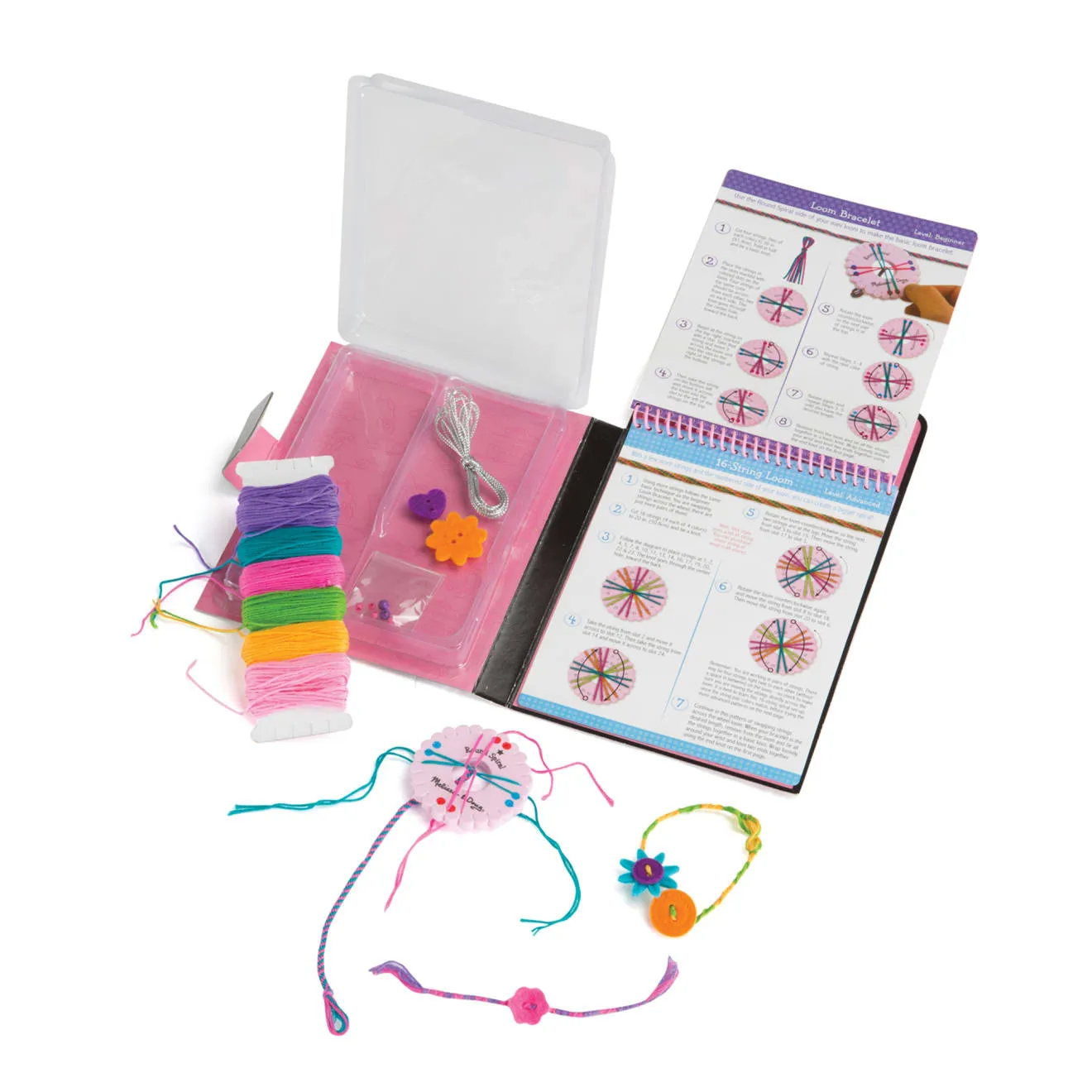 Melissa & Doug On the Go Crafts Freundschaftsarmbänder Bastelset