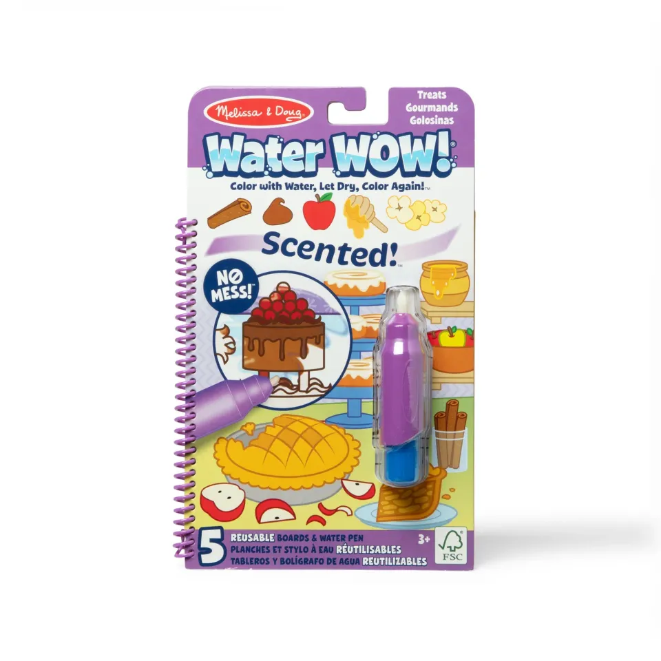 Melissa & Doug Water Wow! Treats Wassermalbuch Duft 5 Seiten