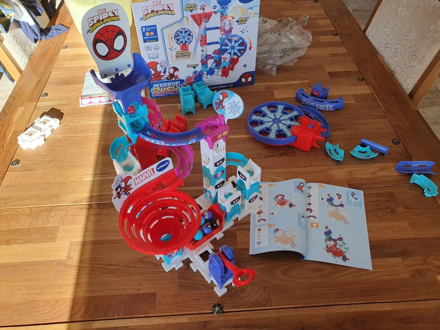 VTech Marble Rush Spidey Super Spin Challenge SP300 Murmelbahn