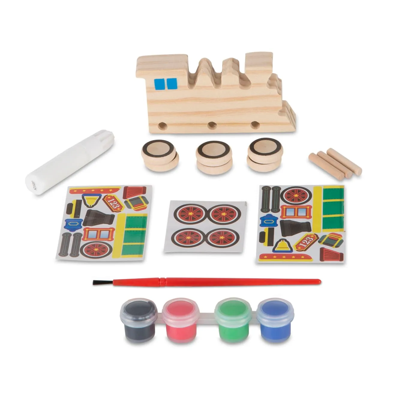 Melissa & Doug Created by Me Train Bastelset Holz Zug
