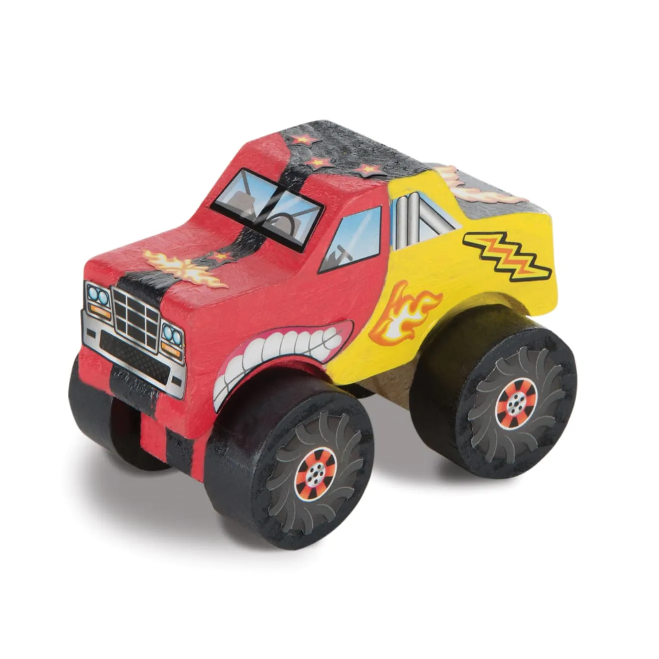 Melissa & Doug Monster Truck Holz-Bastelset Farbe
