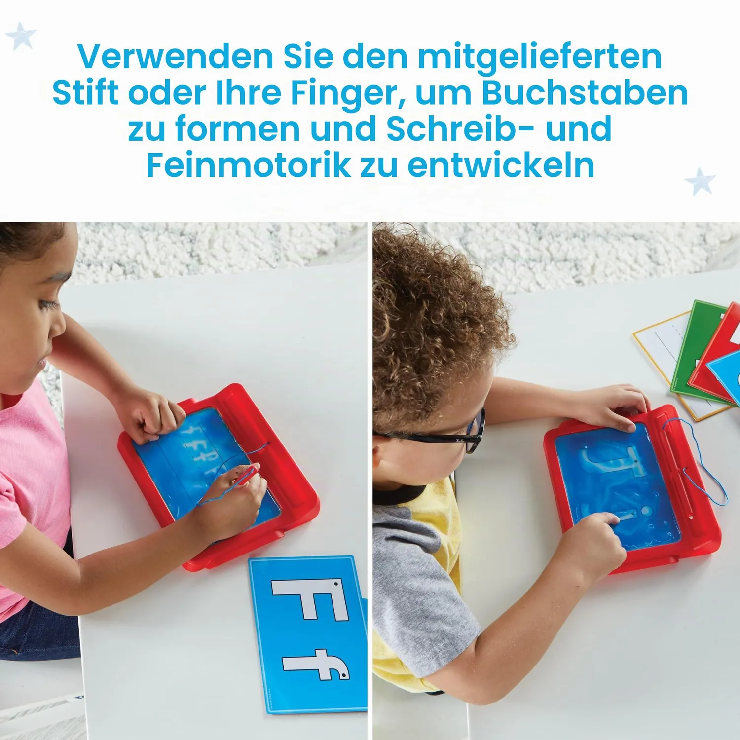 Learning Resources 96240 Sensorik-Pad Lernspiel Multi abwischbar