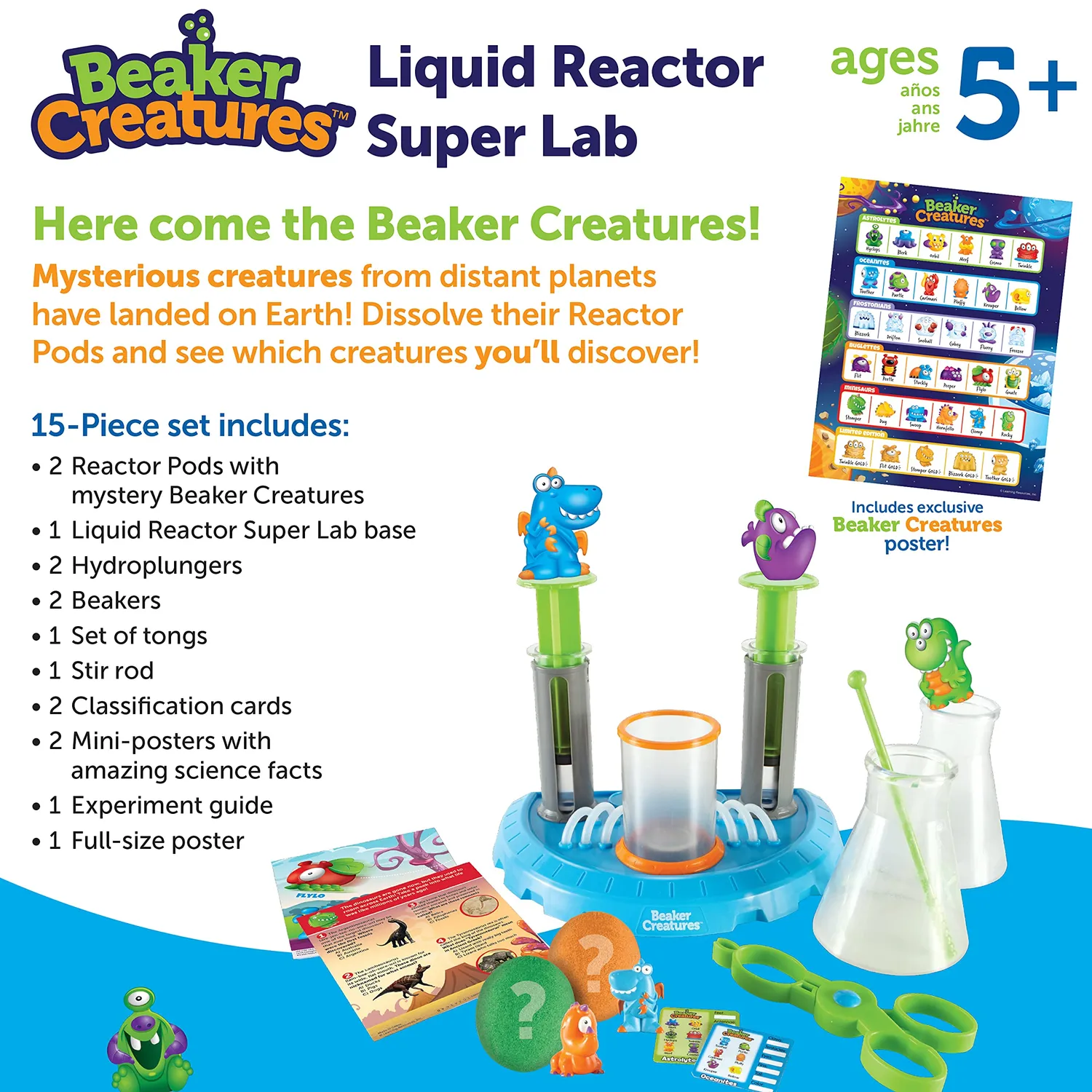 Learning Resources Beaker Creatures Superlabor Experimente ab 5 Jahren