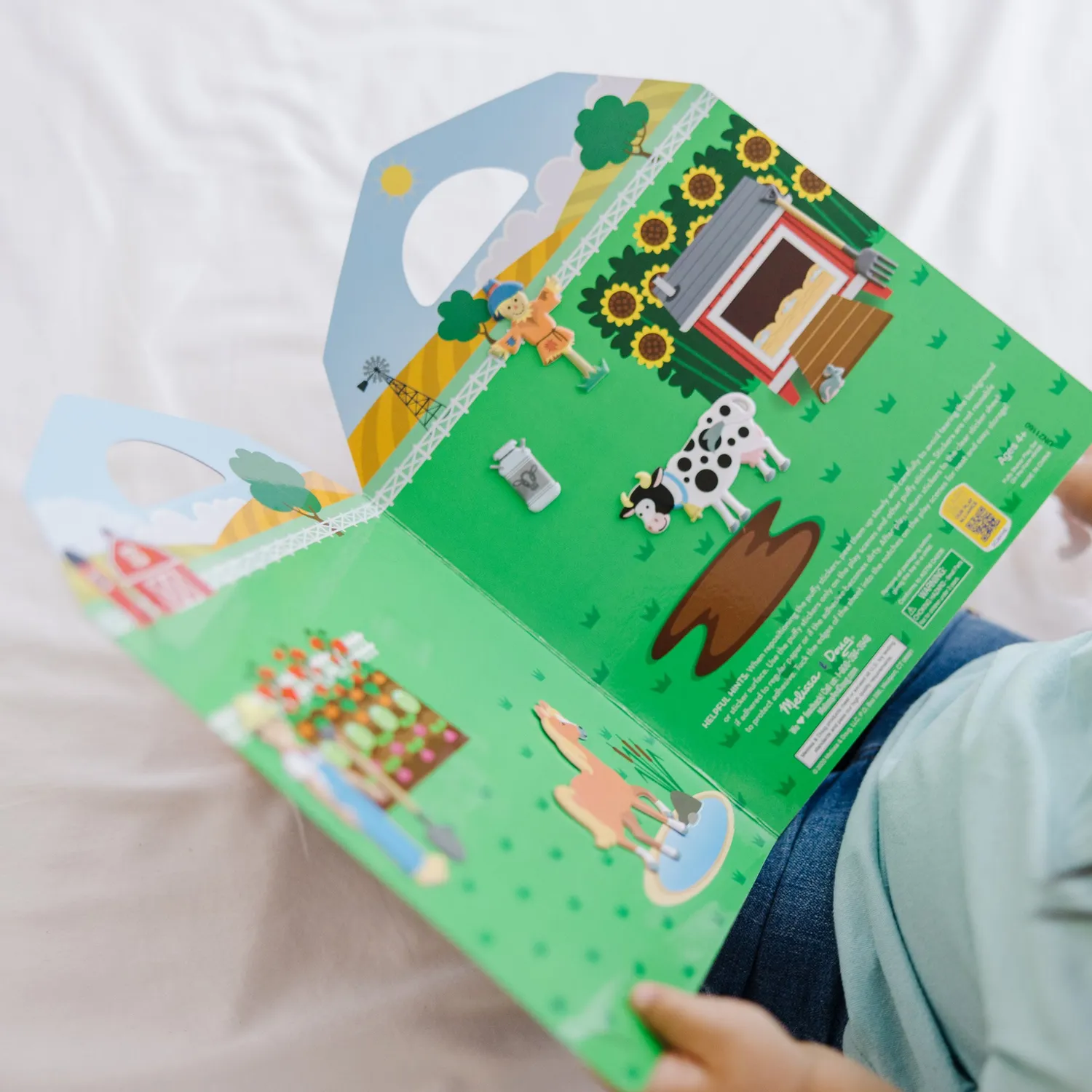 Melissa & Doug Puffy Sticker Bauernhof Sticker-Set On the Farm