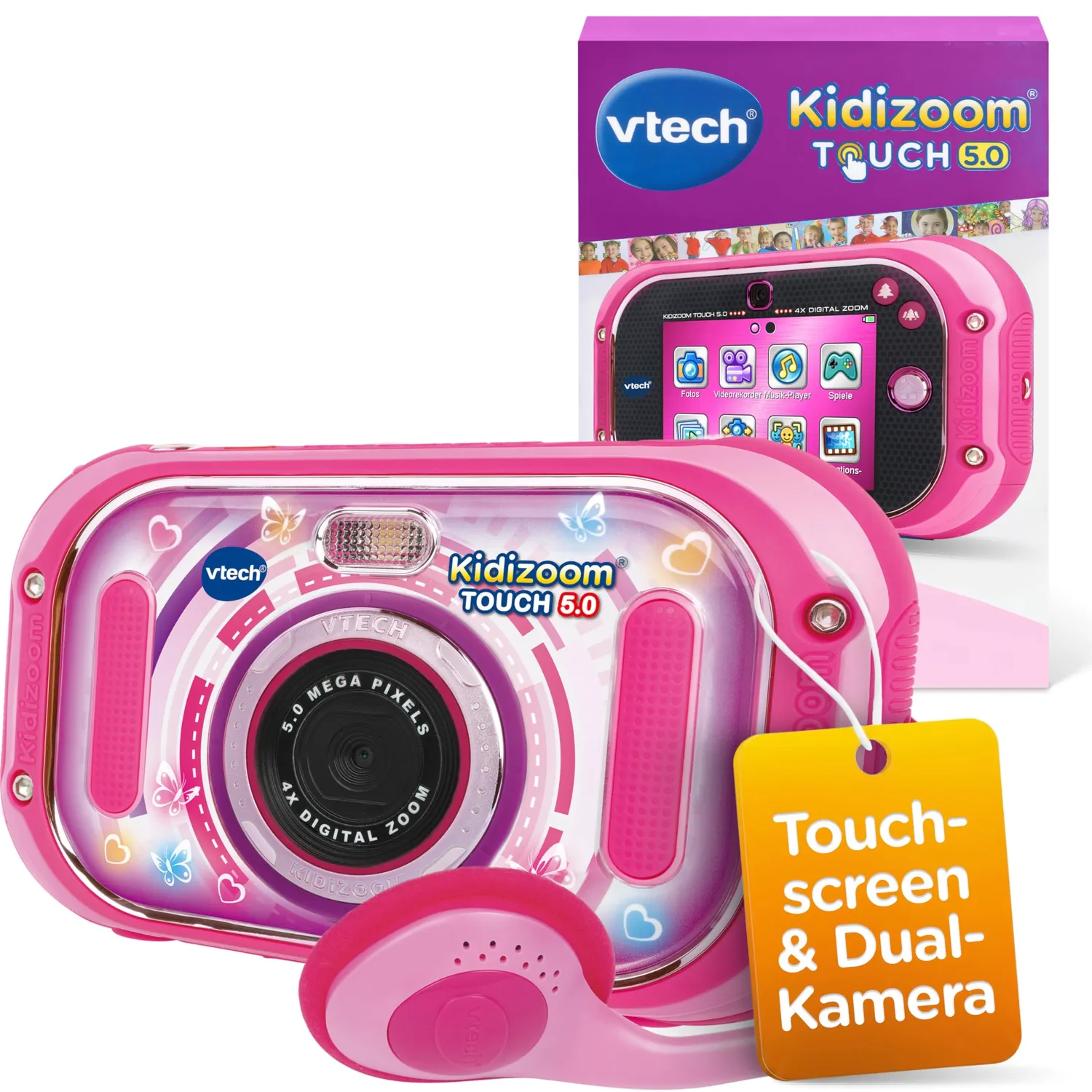 Vtech KidiZoom Touch 5.0 Kinderkamera blau