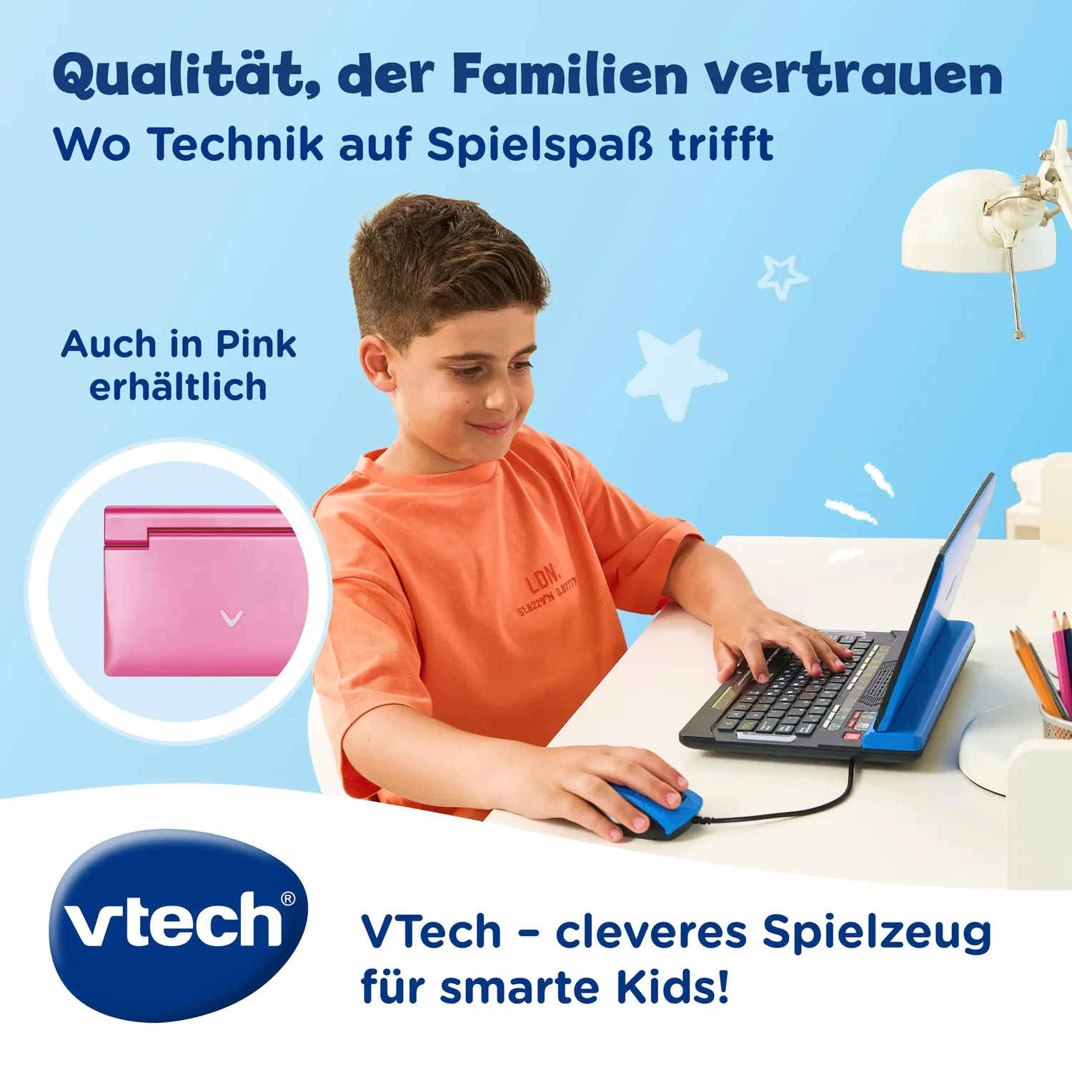 VTech Explorer Laptop Pro Lerncomputer 164 Spiele Deutsch
